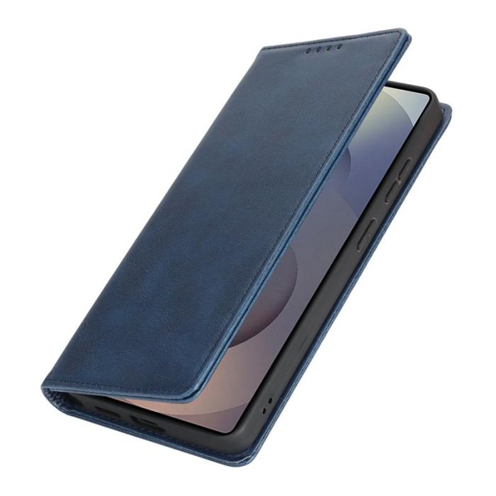 OEM - Mobilskal för Samsung Galaxy S26 Ultra Magnetiskt Konstläder - Mörkblå