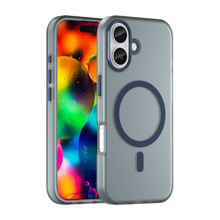 iPhone 17 Mobilskal MagSafe Abrasive - Matte Blå | 2353 | AlltMobil