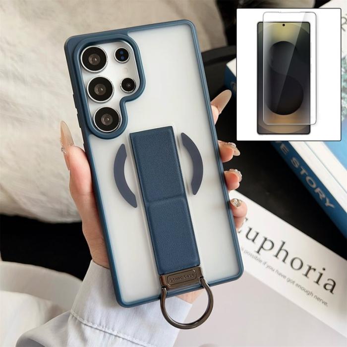 OEM - Mobilskal för Samsung Galaxy S26 Ultra TPU Magnetiskt Kickstand - Blå