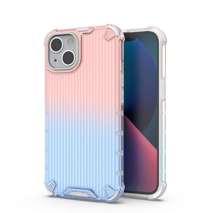 OEM - iPhone 14 Plus Skal Ombre Protect - Rosa/Blå