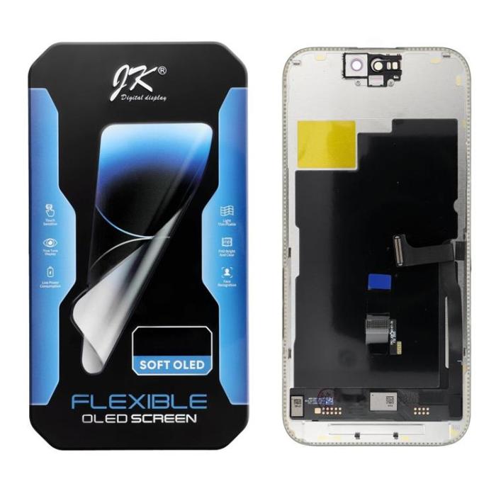 A-One Brand - iPhone 15 Pro Skärm med LCD-display JK HARD OLED Byt IC