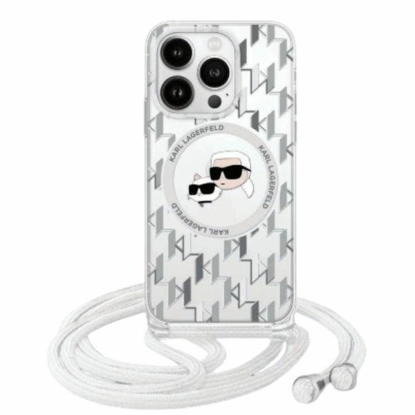 Karl Lagerfeld iPhone 16 Mobilskal MagSafe IML Crossbody Karl & Choupette | 2353 | AlltMobil