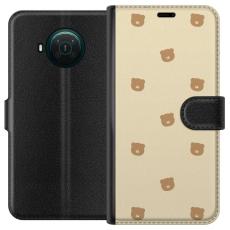 iSecrets - Pl&aring;nboksfodral till Nokia X20 med Bj&ouml;rnm&ouml;nster