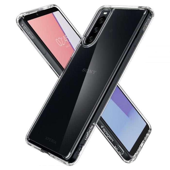 UTGATT1 - Spigen Ultra Hybrid Skal Sony Xperia 10 IV - Crystal Clear