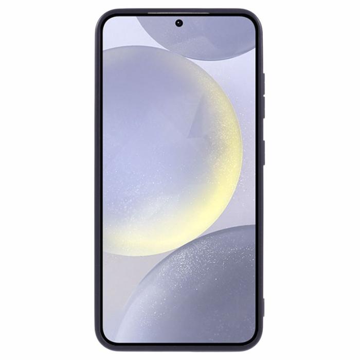 X-Level - X-LEVEL Mobilskal till Samsung Galaxy S25 Läder Coated TPU Svart