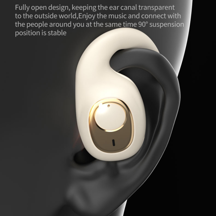 A-One Brand - Trådlösa Bluetooth-Hörlurar Open-Ear Hook Sports IPX5 Vattentäta ENC X5