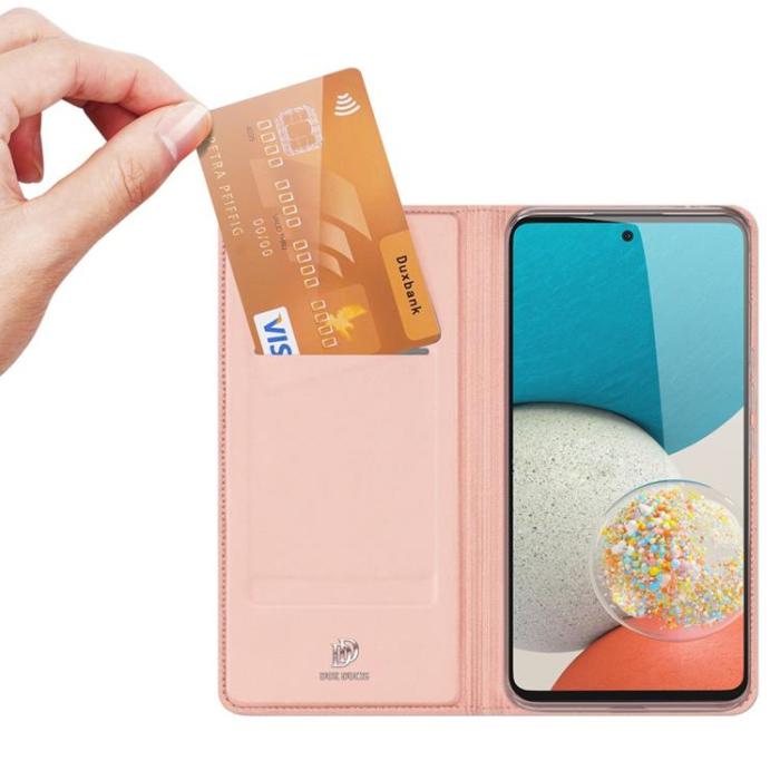 Dux Ducis - DUX DUCIS Skin Series Plånboksfodral Galaxy A13 4G - Rosa Guld