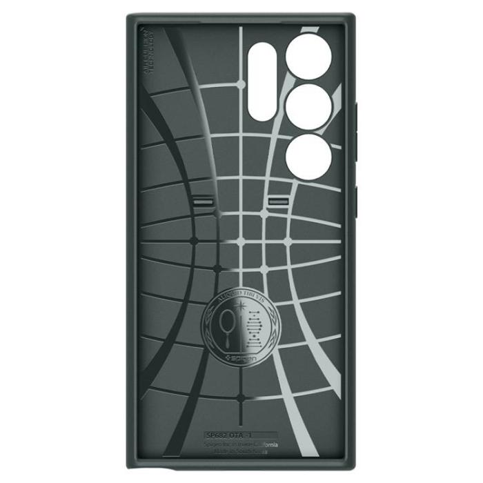 Spigen - Spigen Galaxy S24 Ultra Mobilskal Optik Armor - Abyys Grön
