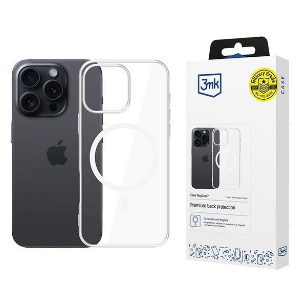 3MK iPhone 16 Pro Max Mobilskal MagSafe - Clear | 2353 | AlltMobil