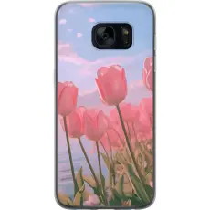 Gustaf - Mobilskal till Samsung Galaxy S7 med Rosa Tulpaner