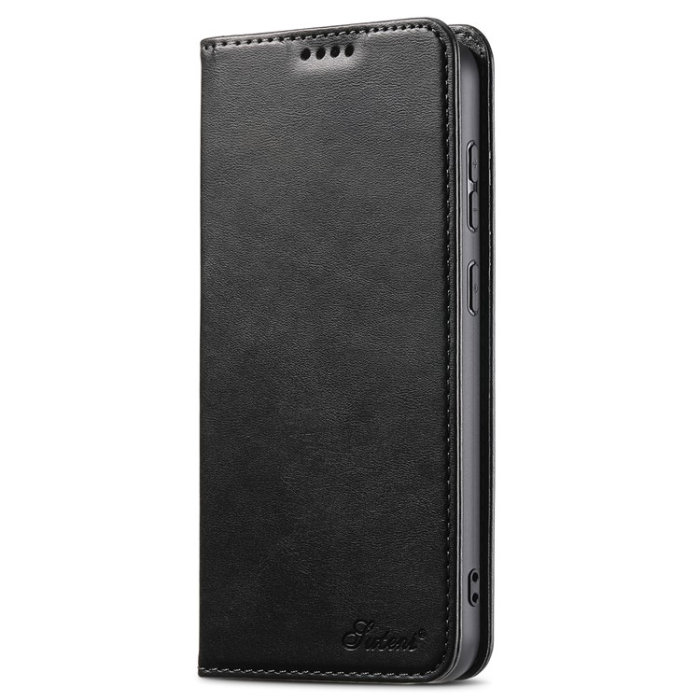 SUTENI - SUTENI Galaxy S23 Plus Plånboksfodral Kickstand Flip - Svart