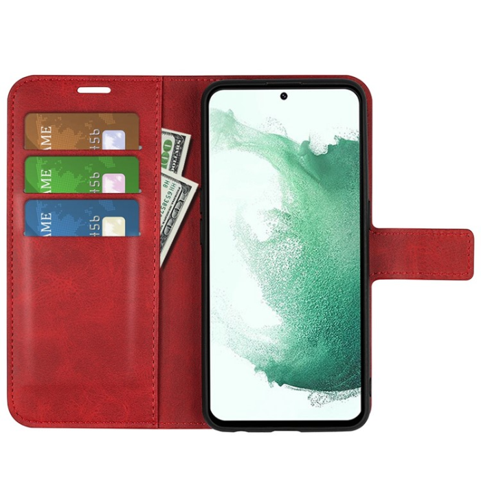 OEM - Galaxy S23 Plus Plånboksfodral Folio Flip - Röd