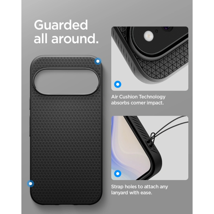 Spigen - Spigen Mobilskal För Google Pixel 11 Pro XL Liquid Air - Matt Svart