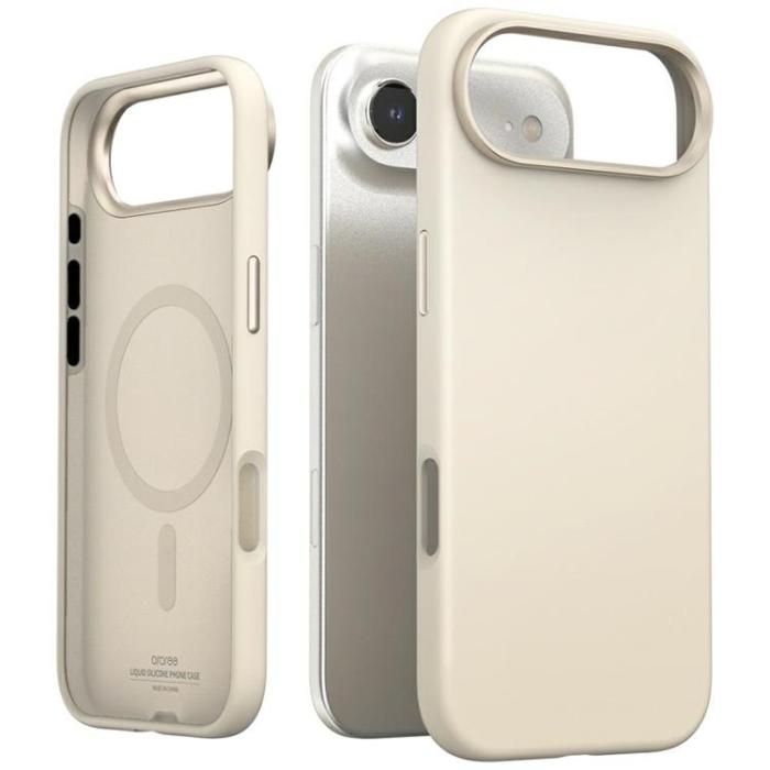 Araree - Araree iPhone 17 Air Mobilskal MagSafe Typo Skin M - Stone