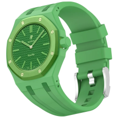 A-One Brand - Swatch Royal Pop Silikonarmband med Integrerat Skyddsskal - Gr&ouml;n