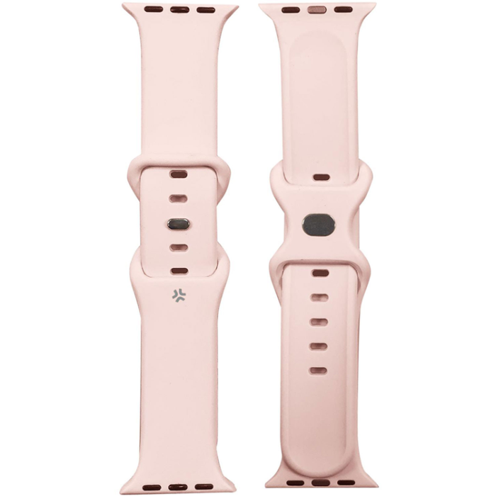 Celly - Celly Apple Watch (38/40/41mm) Armband Silikon - Rosa