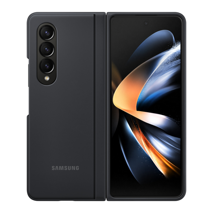 UTGATT1 - Samsung Galaxy Z Fold 4 Skal Slim Stativ - Svart