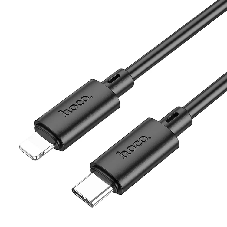 Hoco USB-C Till Lightning Kabel 1m - Svart | 1867 | AlltMobil