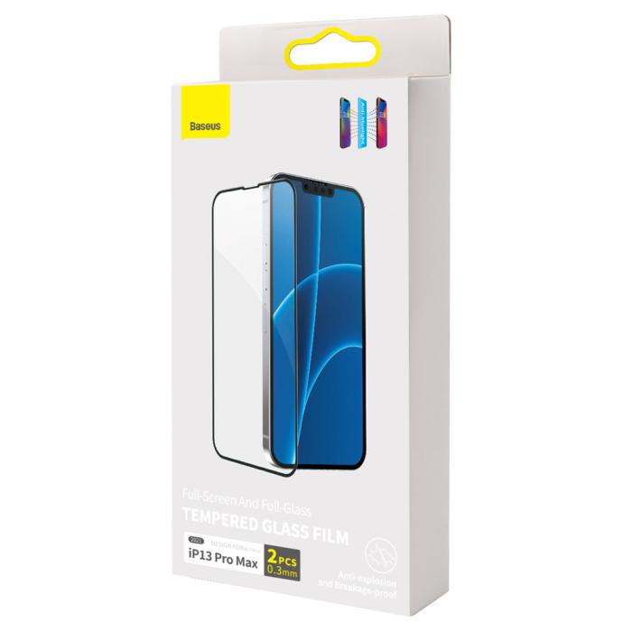 UTGATT1 - Baseus Härdat Glas iPhone 13 Pro Max