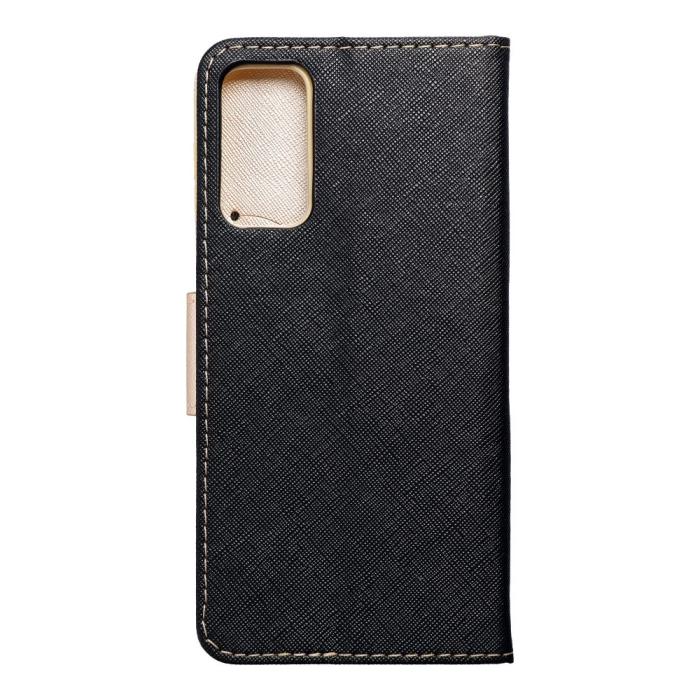 OEM - Galaxy M23 5G Plånboksfodral Fancy Eco Läder - Svart/- Guld