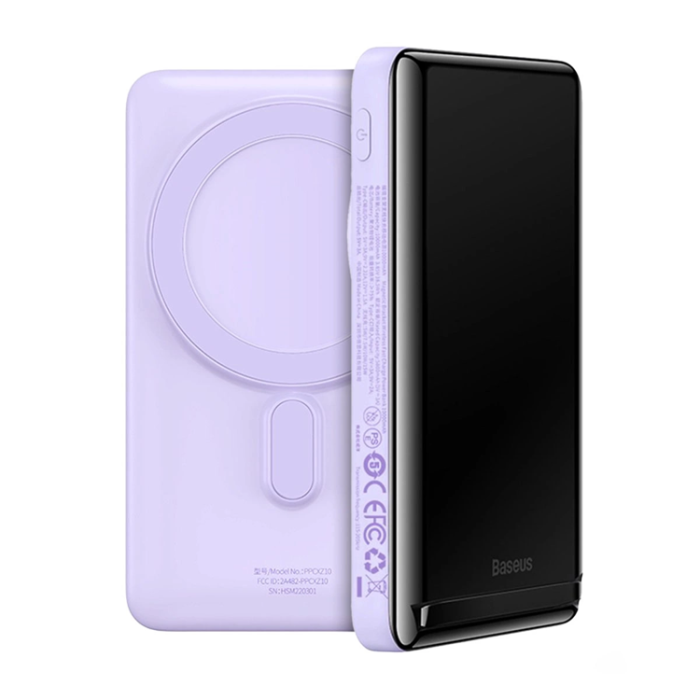 BASEUS - Baseus Powerbank Magnetisk Fäste Trådlös Snabbladdning 10000mAh 20W