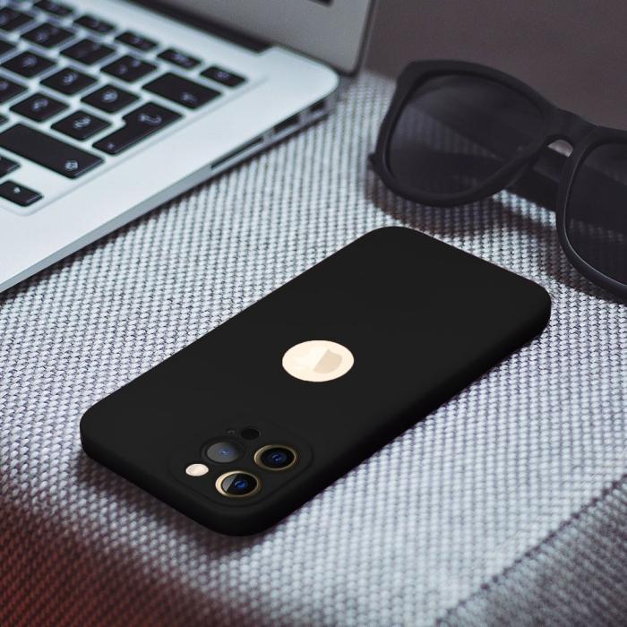 OEM - iPhone 13 Pro Skal Forcell Soft Mjukplast Svart