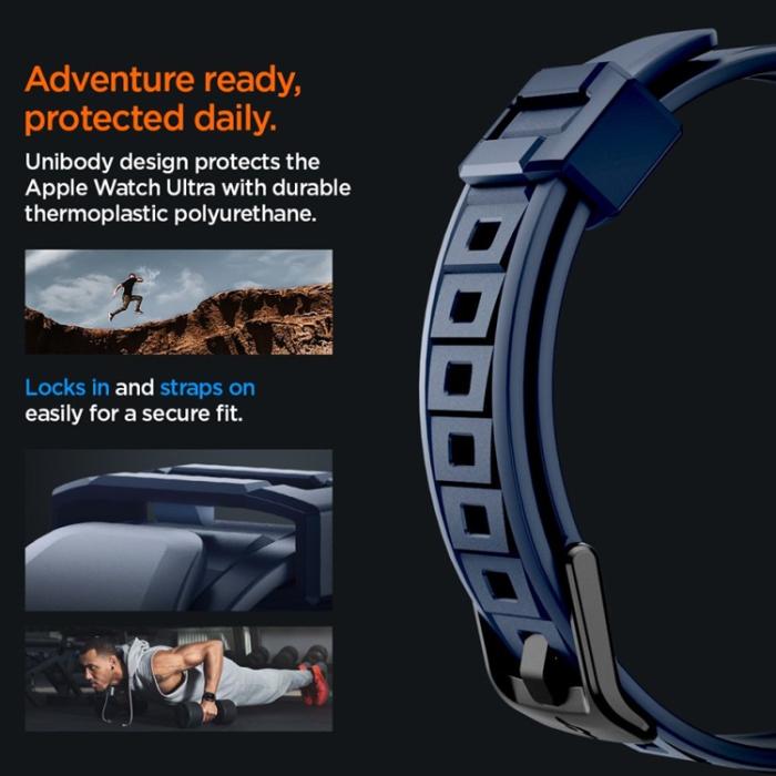 UTGATT - Spigen Apple Watch Ultra 1/2 (49mm) Armband Rugged Armor Pro