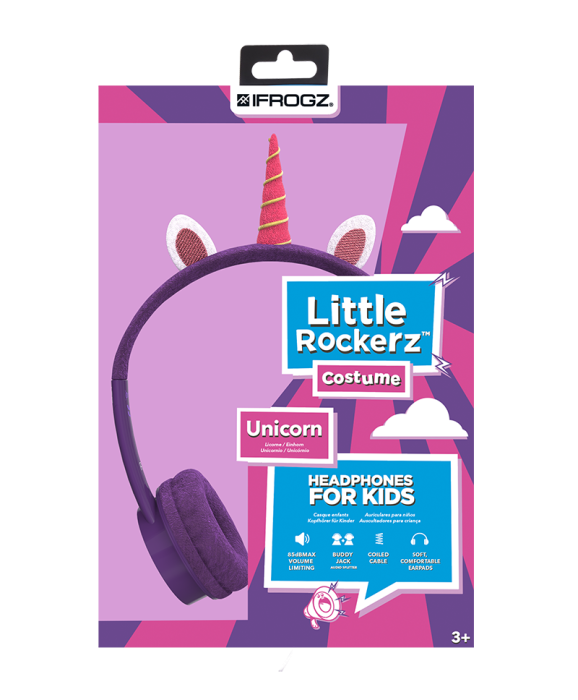 UTGATT5 - iFrogz Little Rockers Costume Headphones Unicorn 2018