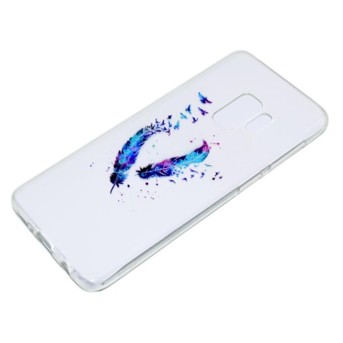 A-One Brand - Flexicase Skal till Samsung Galaxy S9 Plus - Feathers