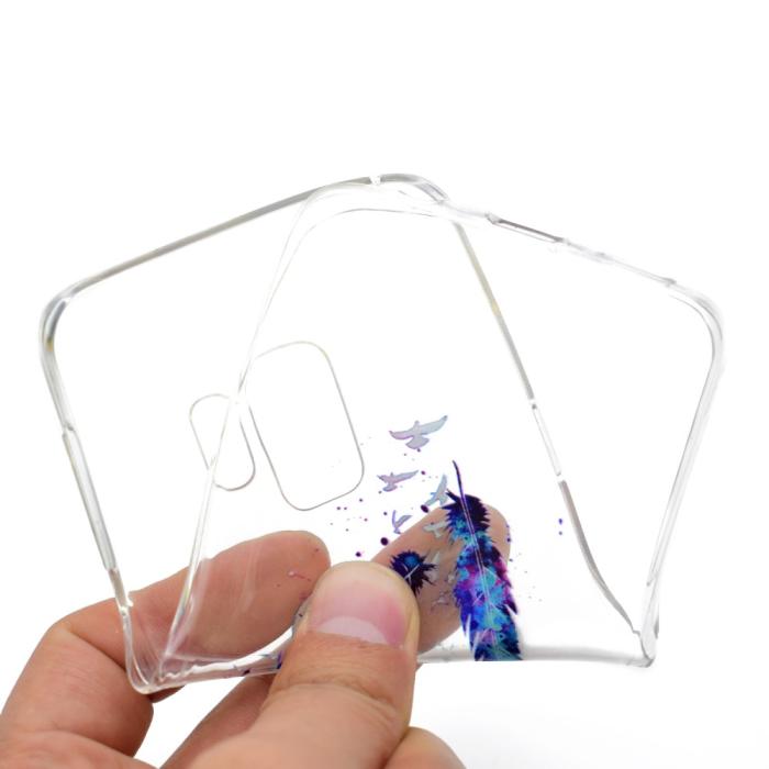 A-One Brand - Flexicase Skal till Samsung Galaxy S9 Plus - Feathers