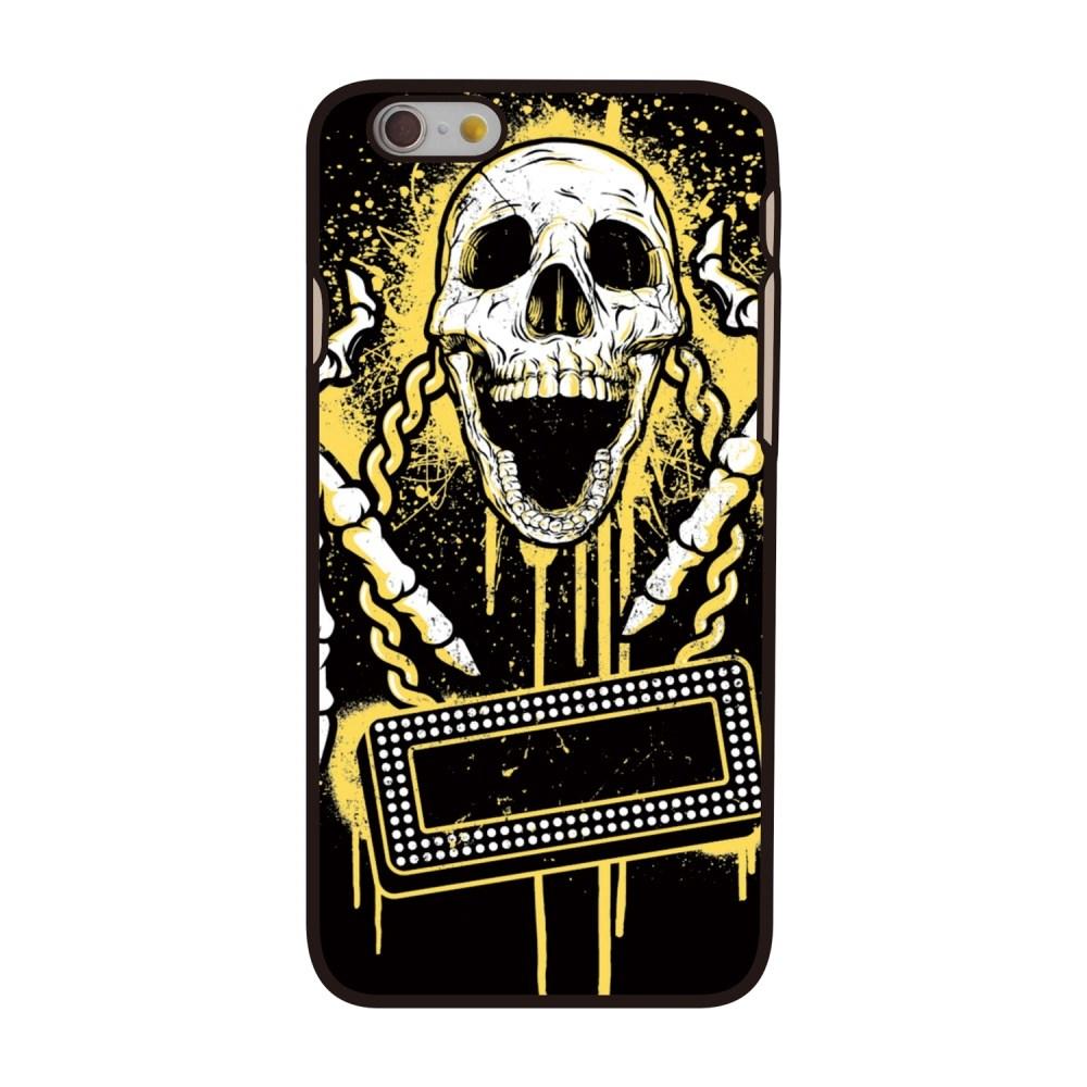 BaksideSkal till Apple iPhone 6 / 6S - Skull Playing Music | 2353 | AlltMobil