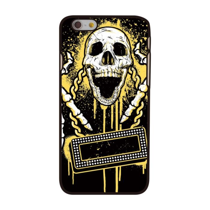 OEM - BaksideSkal till Apple iPhone 6 / 6S - Skull Playing Music