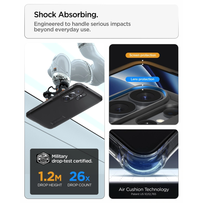 Spigen - Spigen Mobilskal För Galaxy S26 Ultra MagSafe Tough Armor - Svart