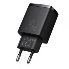 BASEUS - BASEUS - 2-Port Snabbladdare 20W - Svart