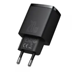 BASEUS - BASEUS - 2-Port Snabbladdare 20W - Svart
