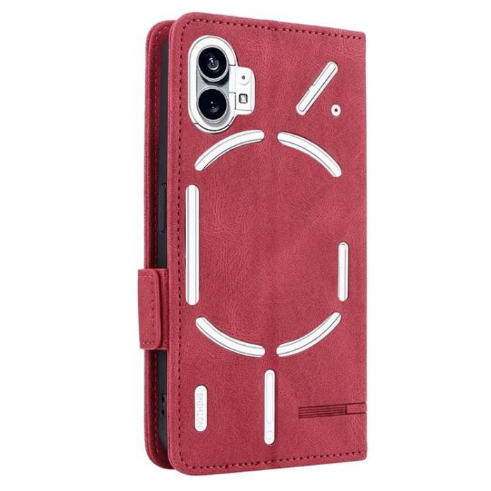 A-One Brand - Nothing Phone 1 Plånboksfodral Decor - Röd