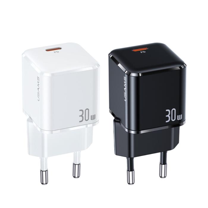 Dux Ducis - USAMS 30W USB-C Väggladdare US-CC148 Super Si - Vit