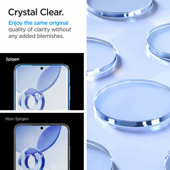 Spigen - [2-Pack] Spigen Galaxy S24/S25 Härdat glas Skärmskydd EZ-Fit