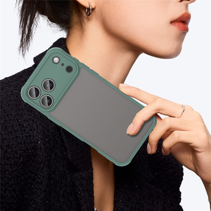 A-One Brand - iPhone 17 Pro Max Mobilskal Frostade krockkuddar Drop Proof
