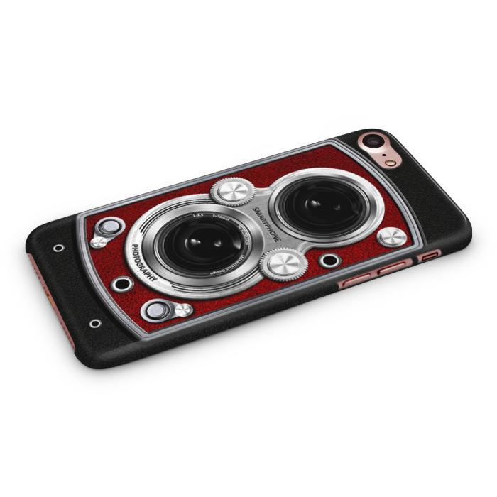 UTGATT5 - Skal till Apple iPhone 7/8 - Vintage Camera Red