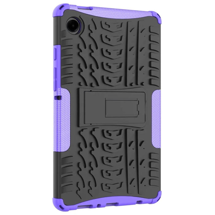 A-One Brand - Mobilskal till Galaxy Tab A9 Kickstand Tire Texture - Lila
