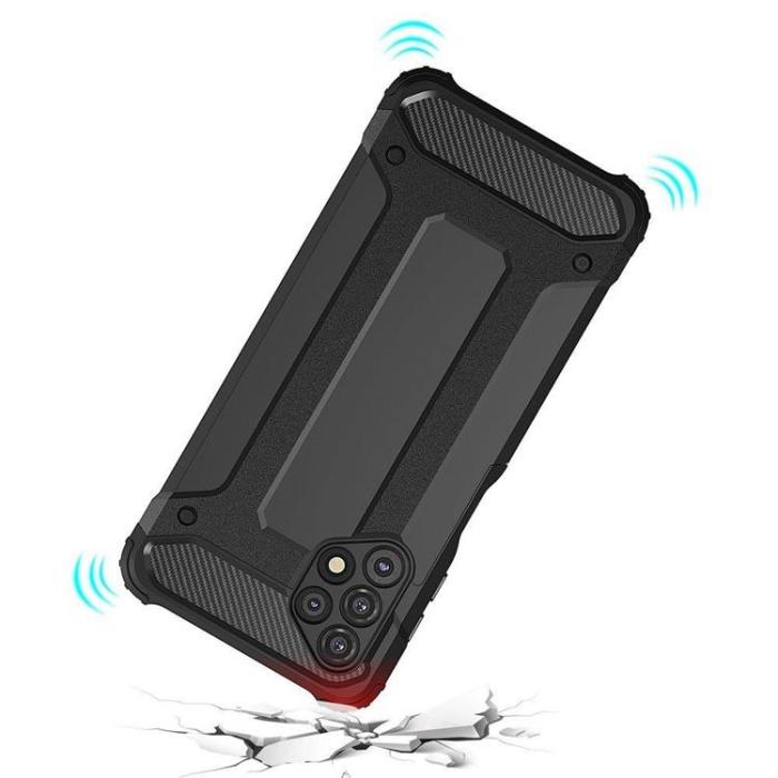 OEM - Galaxy A73 Skal Hybrid Armor Tough Rugged - Blå