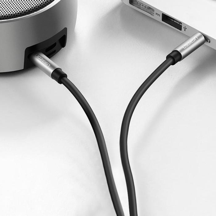 Ugreen - Ugreen Audio Kabel AUX Mini Jack 3.5mm 1m - Svart