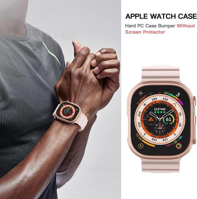 OEM - Apple Watch Ultra (49mm) Skal Shockproof - Rosa Guld