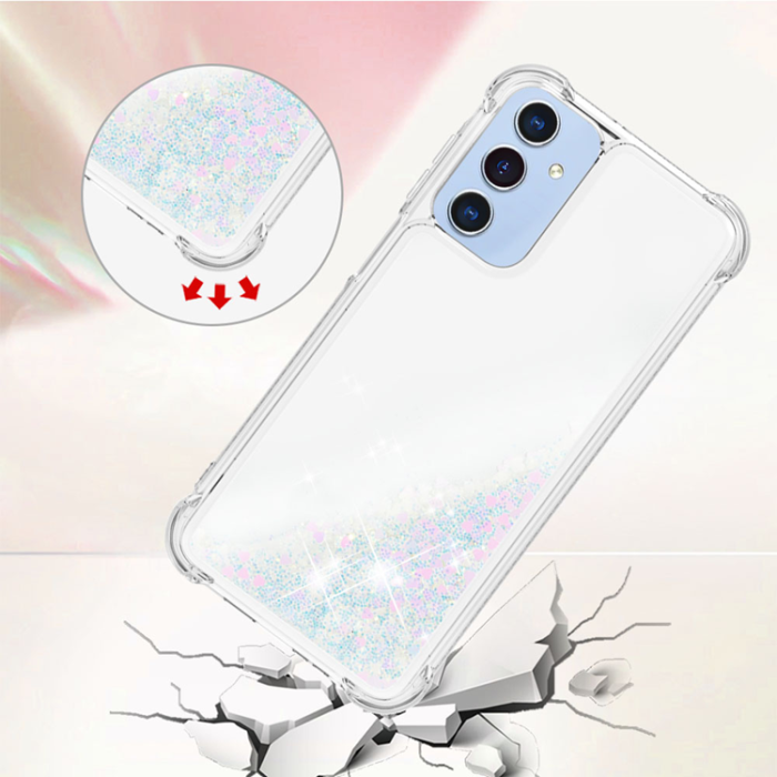 A-One Brand - Galaxy A17/A26 Mobilskal Glitter Quicksand TPU - Laser