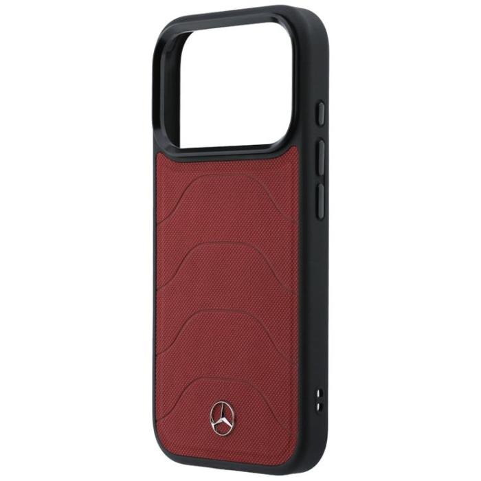 Mercedes - Mercedes Mobilskal För iPhone 17 Pro Max MagSafe Mesh with Bow Line - Röd