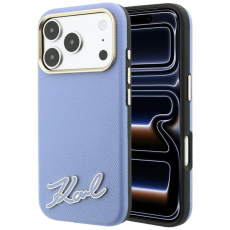 KARL LAGERFELD - Karl Lagerfeld Mobilskal F&ouml;r iPhone 18 Pro/17 Pro Magsafe Grained Resin