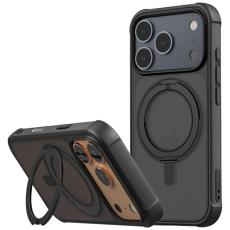 Araree - Araree iPhone 17 Pro Mobilskal MagSafe Duple M Stand - Svart