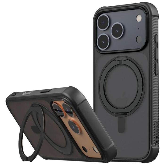 Araree - Araree iPhone 17 Pro Mobilskal MagSafe Duple M Stand - Svart