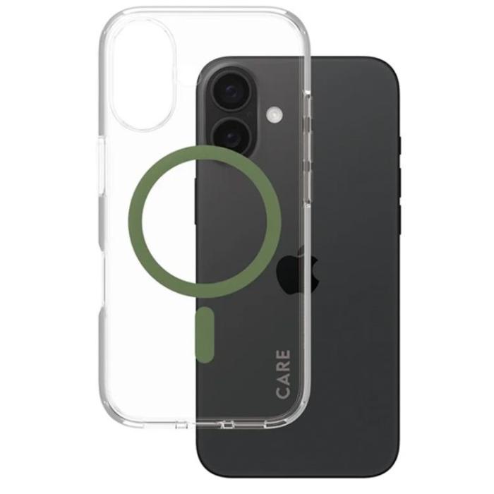 PanzerGlass - CARE By PanzerGlass iPhone 16 Plus Mobilskal MagSafe - Grön